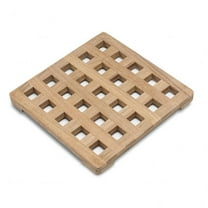 HomeRoots 478221 8.00 in. Square Wood Trivet