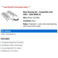 thumbnail image 2 of Main Bearing Set - Compatible with 2004 - 2006 BMW X3 2005, 2 of 2