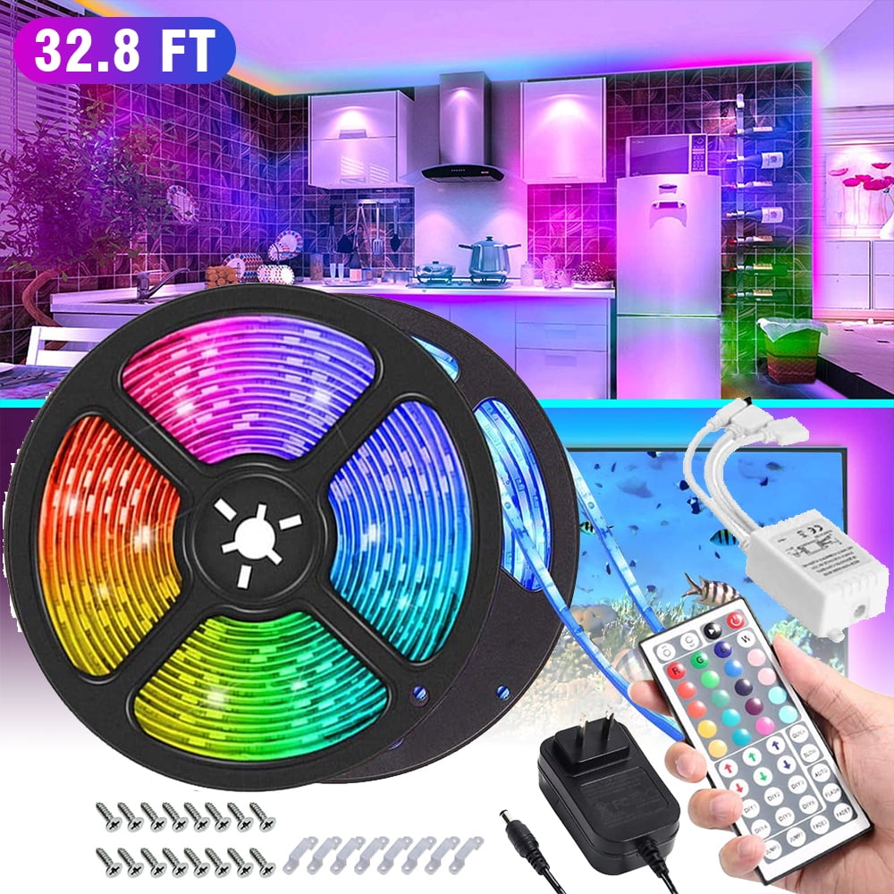 Buy Govee 50ft LED Strip Lights, Bluetooth RGB LED Lights with App Control,  Bright 5050 LEDs, 64 Scenes and Music Sync Lights Strip for Bedroom, Living  Room, Kitchen, Party, ETL Listed Adapter