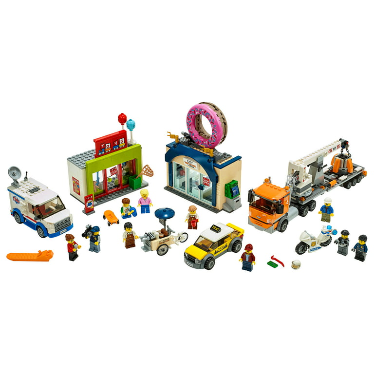 LEGO City Donut Shop Opening 60233 Store Building with Vehicles - Walmart.com