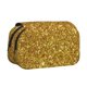 thumbnail image 1 of Disketp Gold Glitter Estuche de Lápices de Doble Capa con Tapa Abatible y Cremallera, Organizador Escolar para Adolescentes y Adultos, 1 of 7