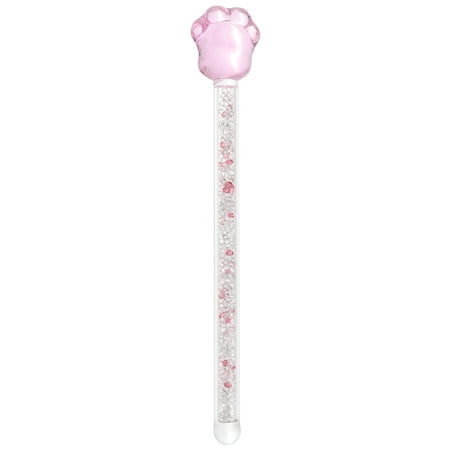 

OUNONA Round Stir Shiny Glass Sakura Shaped Design Stirrer for Home