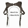 thumbnail image 2 of Men's Leather Suspenders Men's Sex Leather Clothes Alternative Wear Belts Chain Belts for Women Thick Belts for Men Cowboy Belt Buckles for Men Cowboy Belts for Men with Buckle Belt Adjustable Belts, 2 of 5