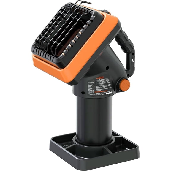 MY. 4,000 BTU Portable Propane Radiant Space Heater, Indoor, Outdoor, Garage, Camping, Outdoor Sports, Boating, RVs, Angled Design, Gas Powered