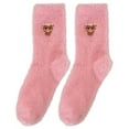 thumbnail image 2 of Calcetines gruesos y cálidos de invierno para mujer, con forro polar, hasta media pantorrilla | Calcetines suaves y cómodos para dormir | Calcetines térmicos de moda para el frío | Calcetines, 2 of 7