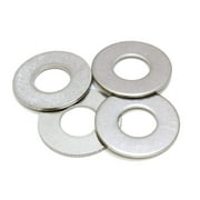 5/16 Stainless Flat Washer, 3/4 Outside Diameter (100 Pack) - Choose Size, by Bolt Dropper, 18-8 (304) Stainless Steel