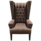 thumbnail image 1 of Sillón Rivoli OIKO Muebles Tapizado en tela Chocolate, 1 of 2