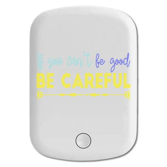 DistinctInk Magnetic Battery Pack, 5000 mAh Wireless Portable Charger with USB-C Cable, Compatible with MagSafe iPhone 14 / 13 / 12 Series - Can't Be Good Be Careful