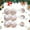 White, variant on KOYPTL 6PC 3.15In Christmas Ball Ornaments for Tree,Shatterproof Glittering Hanging Bulb Pendants for Christmas Tree Porch Lawn Yard Holiday Garland Fireplace Decorations for Xmas Birthday Home Party