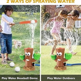 Jouet Arroseur d'Eau - ZGEER - Escargot avec 2 têtes d'arrosage jet d'eau rotatif à 360°-Jeux de Plein Air pour Enfants - Jardin