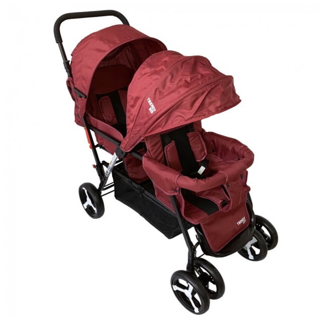 Carriola Doble Trendy Kids Twiny Rojo