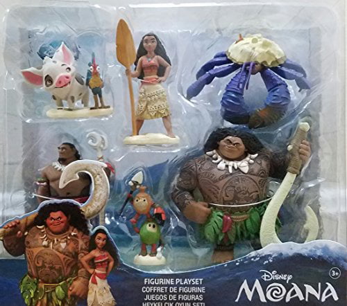 Disney Moana Figure Play Set 6 Pieces 