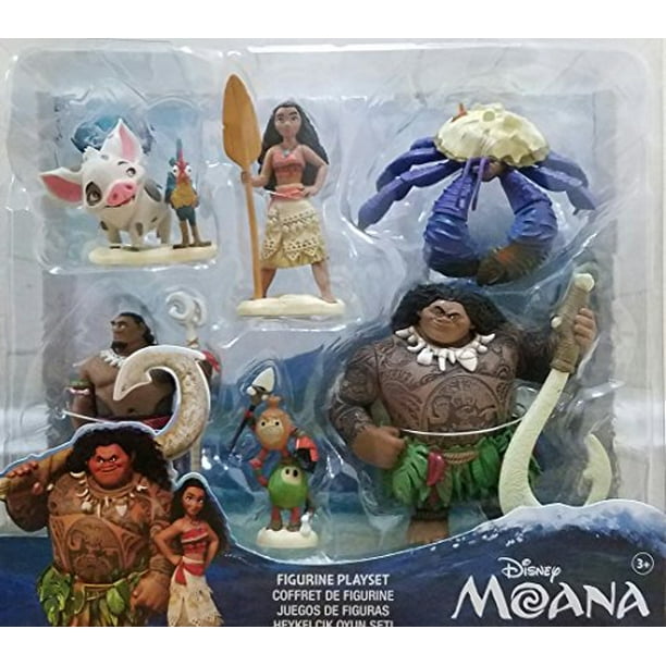 Disney Collection Moana Figurine Playset Walmart Com Walmart Com