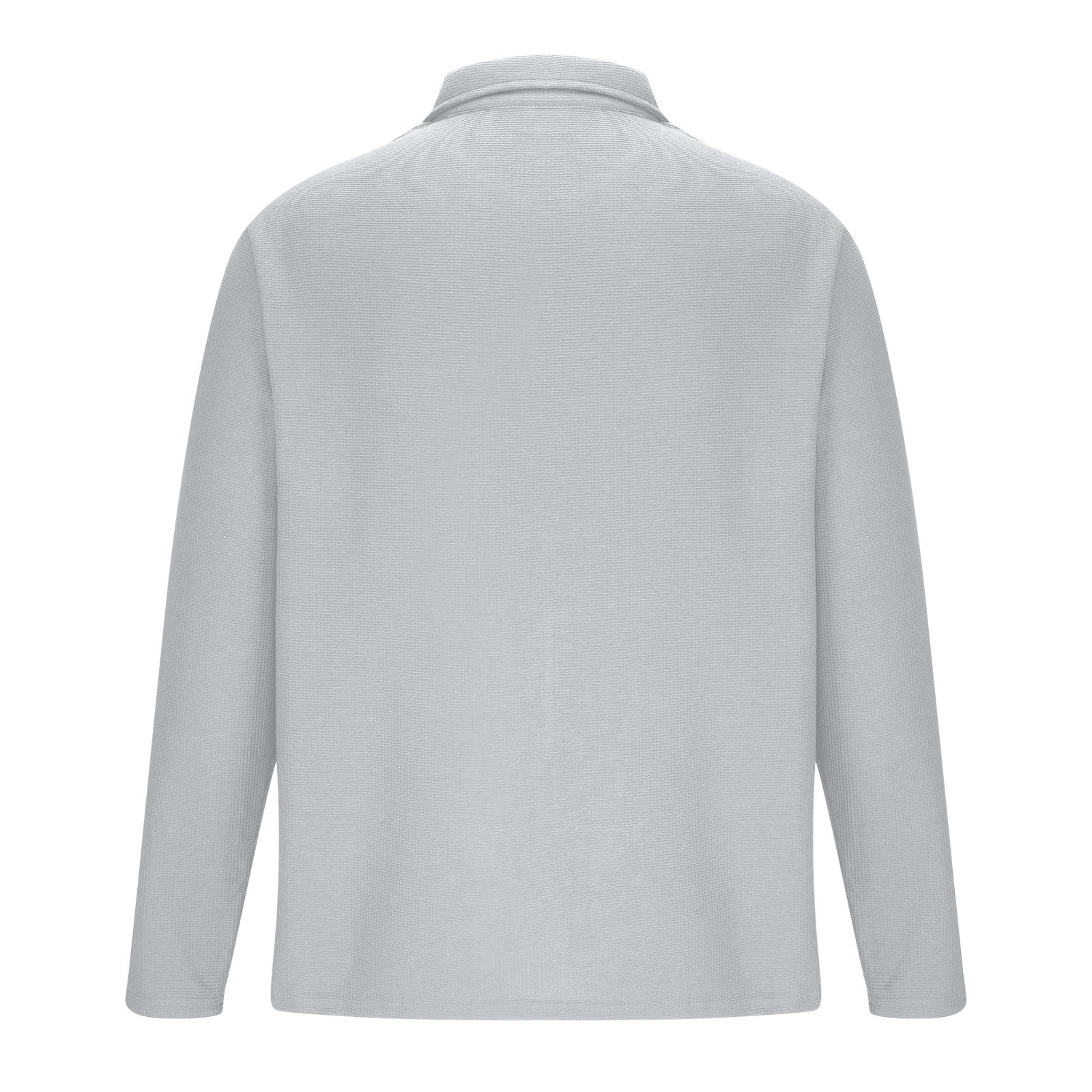 【関税・送料込】Side opening zip-up long sleeve t-shirts ZCFZJW Long Sleeve Full Zip up Lapel Collared T Shirts for