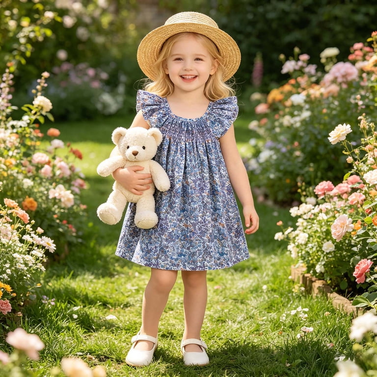 2t tea party dress Tea Party Smocked Pink Seersucker Dress