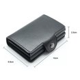 thumbnail image 3 of Double Anti-Theft Wallet RFID-NFC Secure POP UP Card Holder Brown Coffee Brown Coffee, 3 of 4