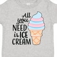 thumbnail image 4 of Inktastic All You Need is Ice Cream with Ice Cream Cone Boys or Girls Toddler T-Shirt, 4 of 5