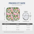 thumbnail image 3 of Windshield Sun Shade, Tropical Flamingo Hummingbird Foldable Car Sun Shade Windshield For Front, 2 Pieces, 3 of 4