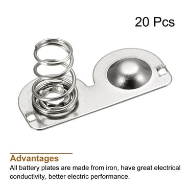 Aazon.co: Diotech 50 Pairs 13.5x11.5 Battery Springs AA Contact Plate Replaceent...