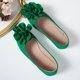thumbnail image 4 of Zapatos Planos de Mujer Vestidos Casual de Moda Y Casual Primavera Y Verano Versátil Tamaño Grande con Falda Punteado-Pie Zapatos Planos Mujeres Vestidos Cómodos, 4 of 9