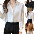 thumbnail image 1 of Blusa,Blusa plisada con cuello en V para mujer, manga corta, poliéster, informal, estampada, para uso diario, sopatenor, 1 of 7