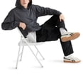 thumbnail image 3 of Sudadera con capucha Boxy para hombre AEROPOSTALE en gris, de felpa francesa, 3 of 4
