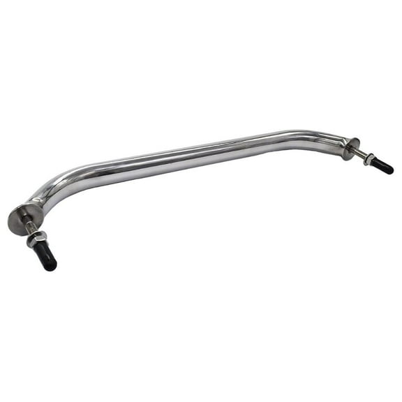 MARINE CITY Handrail Grab Rail Handle, 304 Stainless Steel with Double-End Studs, 18 Inches, Water & Corrosion-Resistant, Ideal for Marines, Boats, Yachts, Kayaks