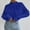 Blue, variant on Hvot&aat Women's Mock Neck Batwing Long Sleeve Sweaters Comfy Ribbed Solid Color Pullover