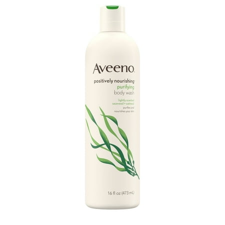 Ginger Nourishing Body Wash - Aveeno Positively Nourishing Purifying Daily Body Wash, 16 fl. oz
