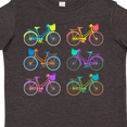 thumbnail image 4 of Inktastic Colorful Bicycles Boys or Girls Toddler T-Shirt, 4 of 5