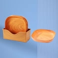 thumbnail image 1 of Plat de Service, Assiette Carrée 6 Pcs avec Organisateur pour la Maison, 1 of 7
