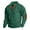Green, variant on Mens Quilted Long Sleeve Sweatshirt Solid Color Button Outdoor Pullover Casual Neck Collar Sweatshirts Trendy Warm Pullover (Gray,XL)