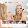 thumbnail image 3 of Heated Eyelash Curler, Electric Eyelash Curler, Fast & Long-Lasting, 3 Temperature Modes with USB, Black, 3 of 7