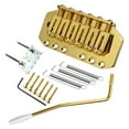 thumbnail image 1 of Electric Guitar Single Locking Tremolo Bridge Set Pulling String Plate Set Gold White Shenzhuyue, 1 of 9