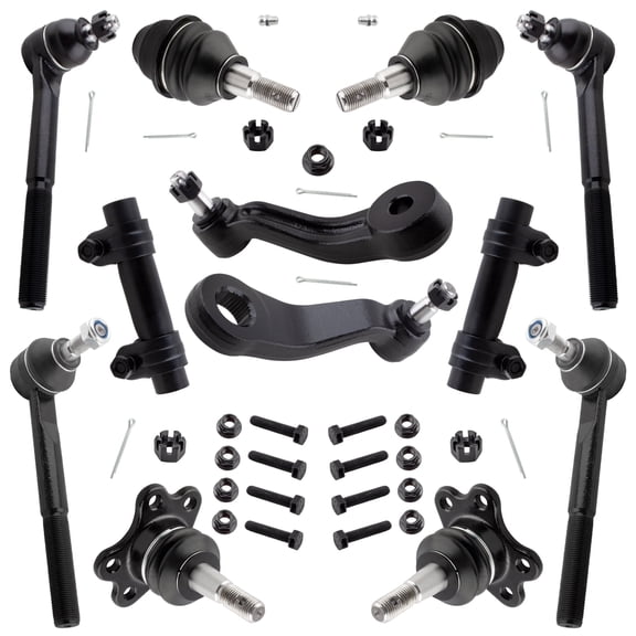 BOXI Complete Front Suspension Kit 12-Piece for Cadillac Escalade, Chevrolet GMC K1500 Suburban K2500 Tahoe Yukon 1996-2000 4WD AWD Models