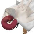 thumbnail image 5 of Saloniture Adjustable Massage Table Face Cradle and Pillow 3" Foam - Burgundy, 5 of 7