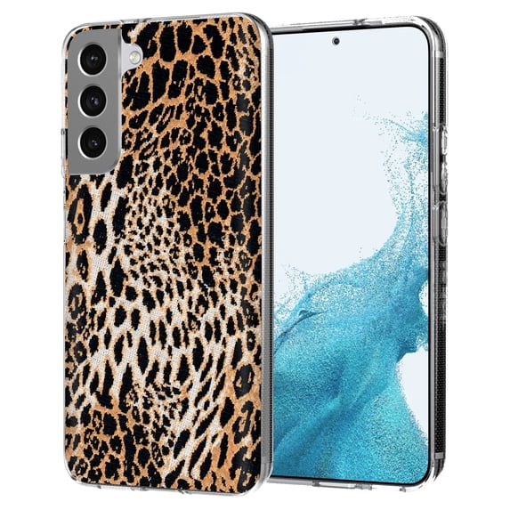 TalkingCase Slim Case Cover Compatible for Samsung Galaxy S22 Plus+ 5G, Leopard Pattern Print, Lightweight,Flexible,Soft, USA