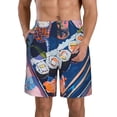 thumbnail image 1 of Fotbe Colorful Sushi Food Art Trajes de Baño Estampados para Hombre, Shorts de Verano de Secado Rápido, Ropa de Playa, Bañadores-X-Large, 1 of 6