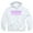 White, variant on Women of Wrestling Official Single Color Logo Unisex Adult Pull-Over Hoodie,White, Medium