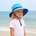thumbnail image 5 of Jamicy Kids Hats for Summer Sun Hat with UPF 50+ Outdoor Adjustable Infant Toddler Beach Hat with Wide Brim Bucket Hats for Kids, 5 of 9