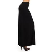 Moa Collection Womens Elegant High-Waisted Maxi Skirt for Every Occasion