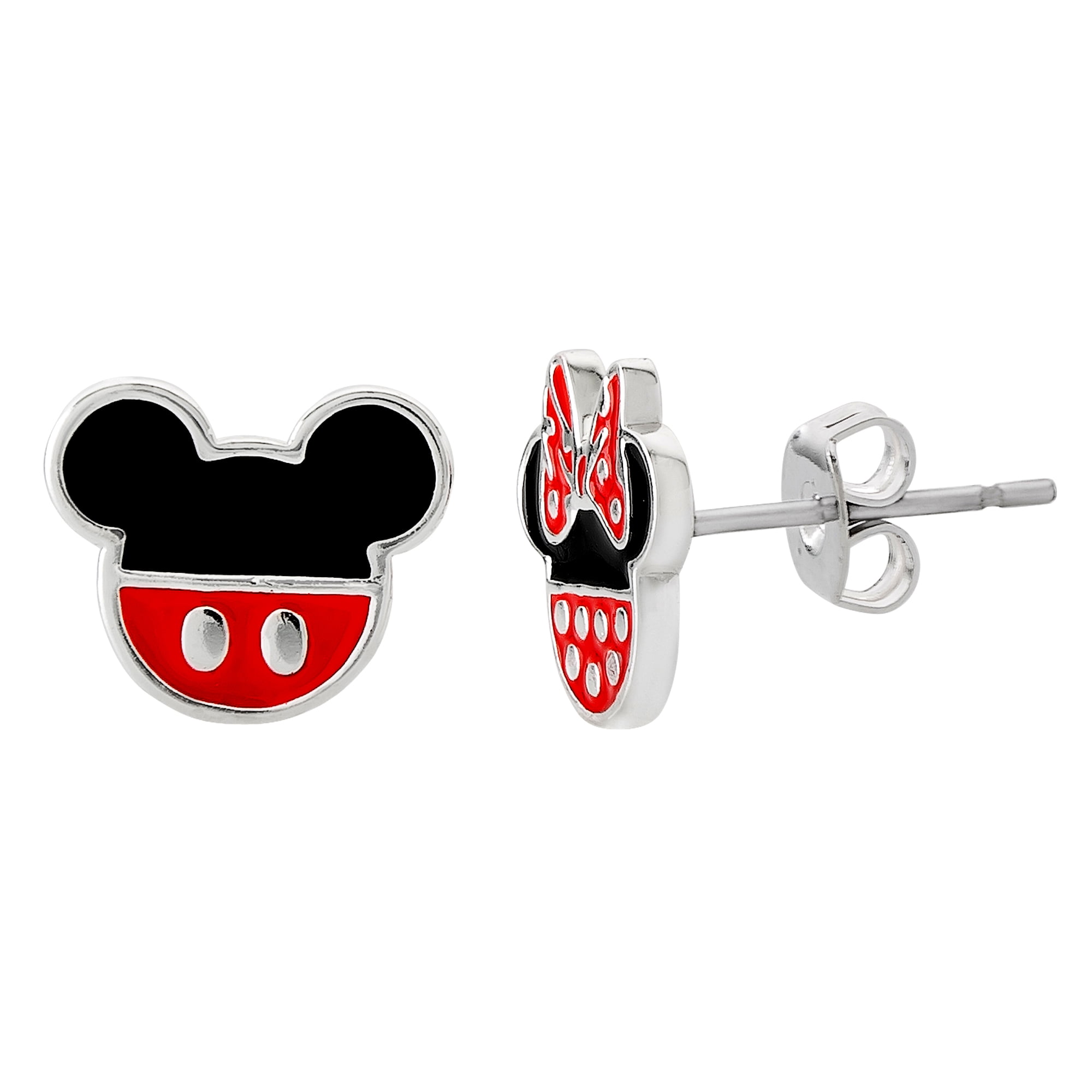 Disney Mismatched Stud Earring Silver-Plated