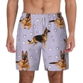 thumbnail image 2 of Picia German Shepherd Dog pattern Mens Swim Trunks with Compression Liner Stretch Beach Shorts Quick Dry with Zipper Pockets No-Chafing Board Shorts-XX-Large, 2 of 9
