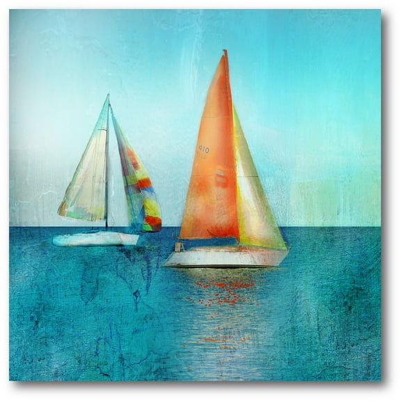 Courtside Market Color Tint Sail Gallery-Wrapped Canvas Wall Art, 16x16