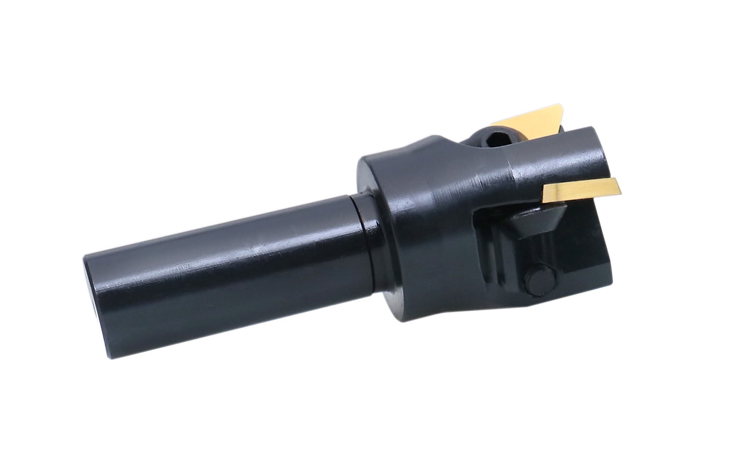 Accusize Indexable End Mill with 3 Pcs Tpg32 Carbide Inserts, 1-1/2'' Cutting Diameter, 3/4'' Straight Shank, 0046-0913