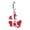Denmark, variant on Argentina Map Flag Dangle Charm, 925 Sterling Silver South America Regional Decorative Bead Pendant for Women Bracelets & Necklaces