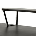 thumbnail image 5 of Seville Classics airLIFT® Computer Writing Study Desk, Black, 42" Carbon Fiber X Frame, 5 of 11