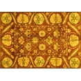 thumbnail image 1 of Ahgly Company Indoor Rectangle Abstract Yellow Modern Area Rugs, 4' x 6', 1 of 4
