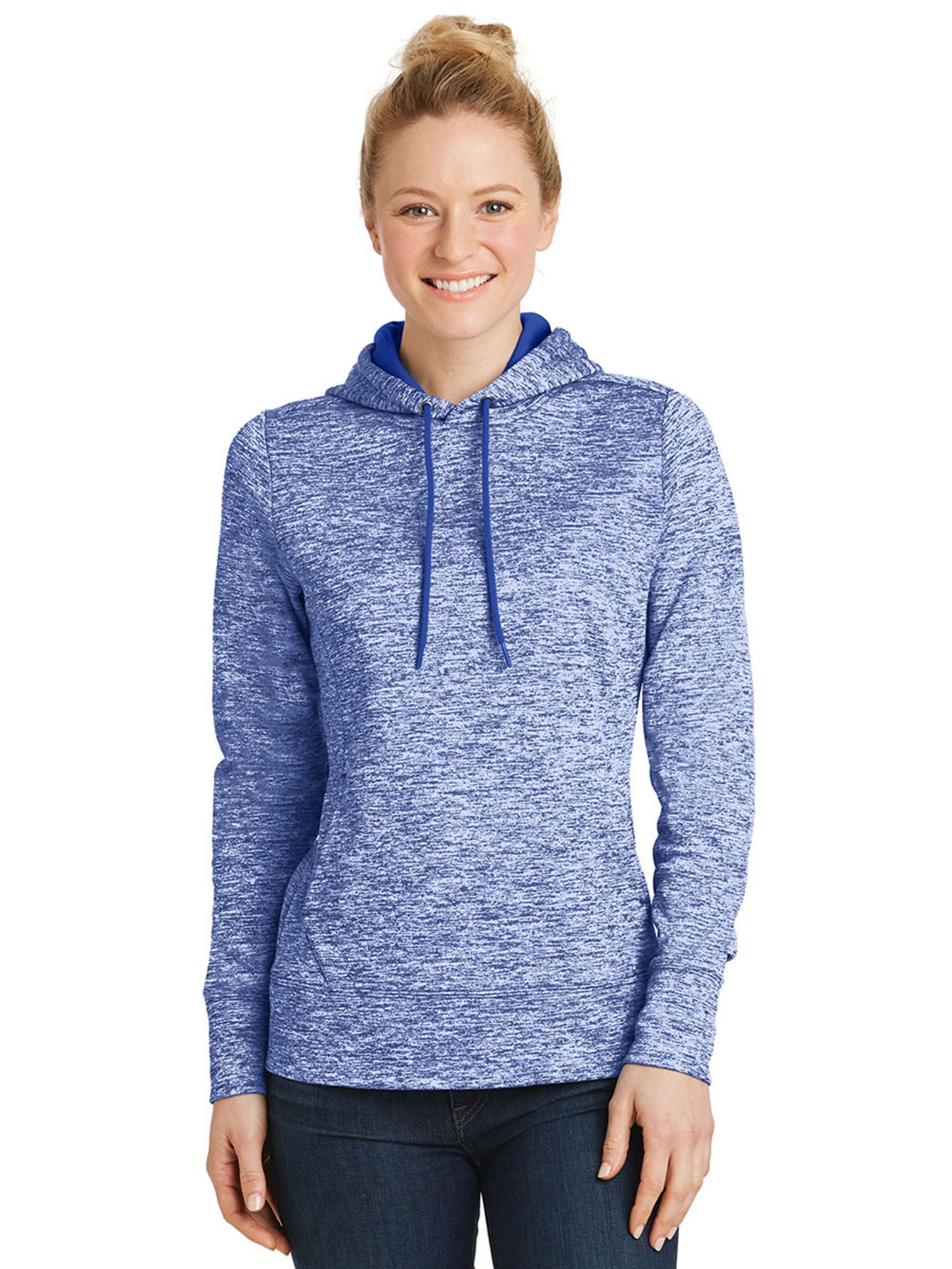 SportTek SportTek Women's PosiCharge Fleece Hooded Pullover