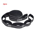 thumbnail image 2 of Soidarity De correas para hamaca, correas colgantes para exteriores, 5 uds. De anillos ajustables, cinturones portátiles para hamaca de árbol para carpas Blanco Soidarity OD001594-03, 2 of 6